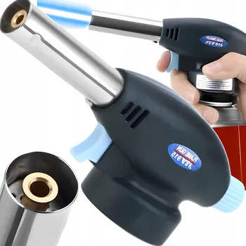 Horkovzdušná pistole PLYNOVÝ HOŘÁK NA KARTUŠE HORKOVZDUŠNÁ PISTOLE REGULACE PLAMENE ZAPALOVÁNÍ GRILU