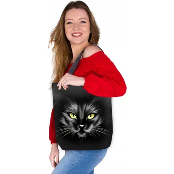 Kabelka Nákupní taška BERTONI - NEW VIVA na nákupy, notebook - vzor: Nero