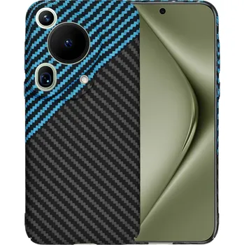 Pouzdro na mobilní telefon Techsuit Carbonite FiberShell Huawei Pura70 Ultra Blue Pulse