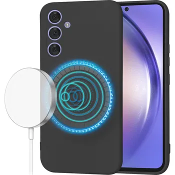 Pouzdro na mobilní telefon Techsuit - SoftFlex MagSafe - Samsung Galaxy A54 - černá