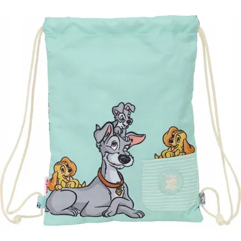 Školní sáček Vak na boty se šňůrkami Modrý 26 x 34 x 1 cm