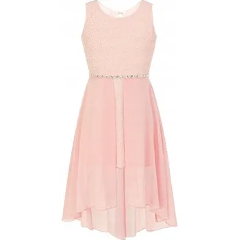 Dívčí šaty Dívčí šaty na svatební hostina Jasmína růžová, 134/140