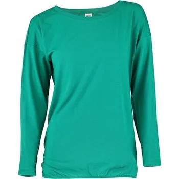 Pleas Dámské triko s dlouhým rukávem zelená XL (184218-700-044)