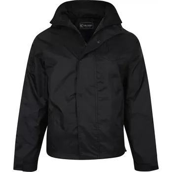 Pánská větrovka Pánská velká bunda do deště s kapucí Kam KVSKV01 černá (3XL)