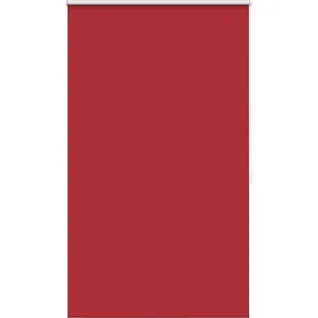 Roleta Zatemňovací okenní roleta červená 120 x 175 cm s bílou šňůrkou