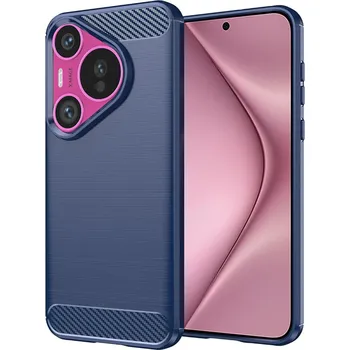 Pouzdro na mobilní telefon Techsuit Carbon Silicone pouzdro Huawei Pura 70 Blue