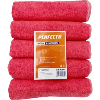 Utěrka Mikrovláknová Utěrka Perfecto (mikrovlákno) v balení po 5 kusech ks