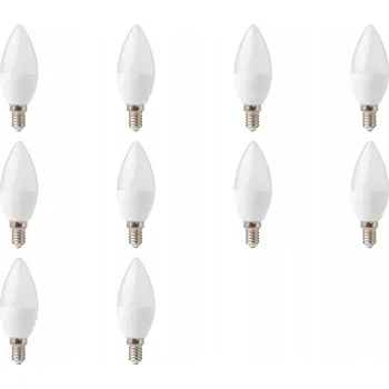 Žárovka LED Žárovka Svíčka 3W Malý Závit E14 Barva 3000K Teplá Bílá 300lm 10 Ks