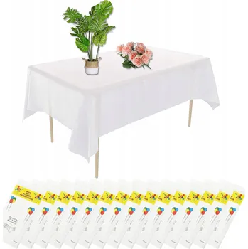 ubrus Ubrusy na jedno použití fóliové bílé 1,37 × 2,74 m, 15 kusů