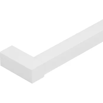 Madlo do koupelny Nástěnné schodišťové madlo, držák madla 25x25 mm bílé 250 cm Faro