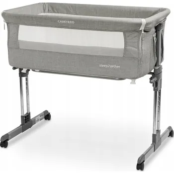 Cestovní postýlka Caretero 62 x 96 cm šedá