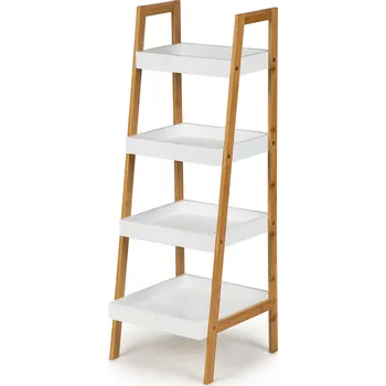 regál Regál ModernHome Skandinávský, 34,5 cm x 98 cm x 34 cm, bílý