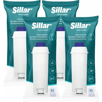 Náhradní díl pro kávovar Sillar: Filtr do vody pro kávovary Delonghi - 4 ks
