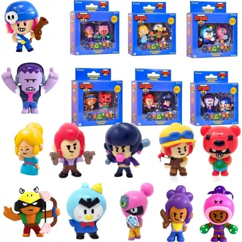 Figurka BRAWL STARS ZESTAW 12 FIGUREK COLT BIBI PIPER BO FRANK PENNY JESSIE NITA