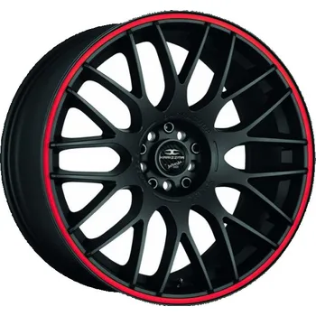 Alu kolo BARRACUDA Alu Kola Barracuda Karizzma 7.5x17 5x100 ET35 Mattblack Puresports / Color Trim Rot 73.1