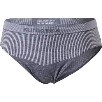 Dámské termoprádlo Dámské bezešvé kalhotky KLIMATEX Bias šedé Velikost: S