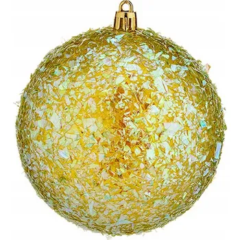 Vánoční dekorace Krist+ Vánoční Vánoční Baňky 00989-4 Barva Zelená Ø 10 cm 6 Kusů