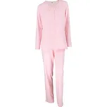 Pleas Dámské pyžamo s dlouhým rukávem růžová M (183740-503-040)