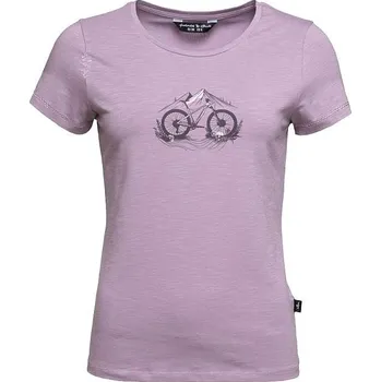 Dámská móda Chillaz Gandia Mountainbike Flowers triko kr. rukáv, fialová, M (38)