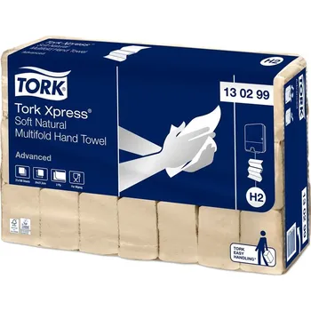 Papírový ručník Tork Xpress® Multifold 130299 Ručníky, Advanced kvalita, přírodní, H2