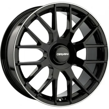 Alu kolo CARMANI Alu Kola Carmani 19 Hugo 8x19 5x112 ET43 Black Lip Polish 66.6