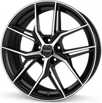 Alu kolo BORBET Alu kola BORBET QX 8x19 5x112 ET50 Black Polished Matt 57.1