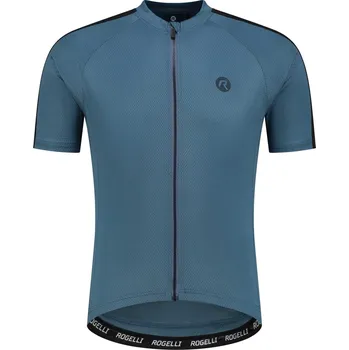 Decentní dres na kolo Rogelli EXPLORE s krátkým rukávem, modrý 3XL
