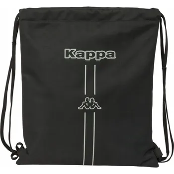 Sportovní vak Vak na boty se šňůrkami Kappa Dark Černý 35 x 40 x 1 cm