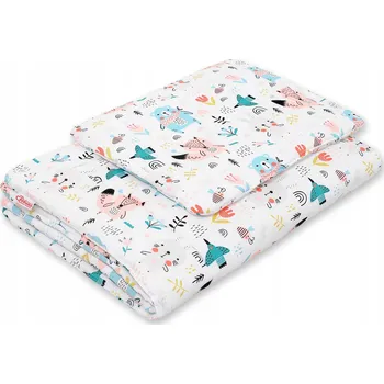 Povlečení SADA POVLEČENÍ 75x100cm pro miminka s výplní 2ks do postýlky kočárku