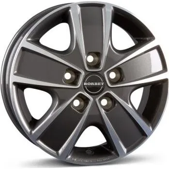 Alu kolo BORBET Alu kola BORBET CWG 6x16 5x118 ET68 Mistral Anthracite Polished 71.1