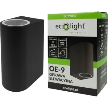 Nástěnné svítidlo Nástěnné svítidlo Ecolight 35 W GU10 9,2 cm černé