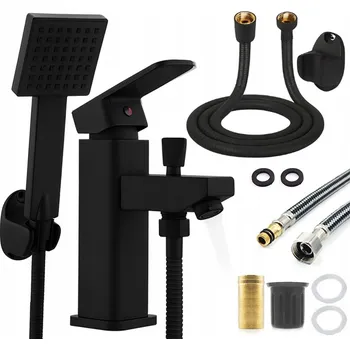 Vodovodní baterie Jednopáková vanová a sprchová baterie na okraj vany Maibang Cubic, černá