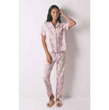 Dámské noční prádlo Bavlněné pyžamo women'secret 3592428 růžová 30X, vel. XL