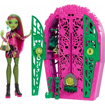 Panenka Monster High Strašidelná tajemství: panenka Venus McFlytrap + doplňky HYT75 Mattel