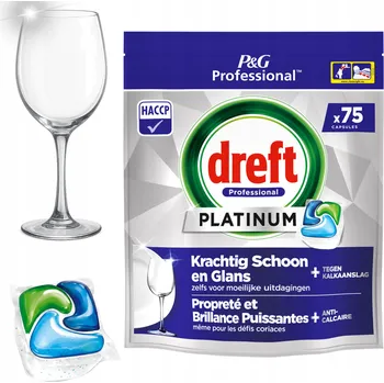 Dreft Kapsle do myčky Professional Platinum All In One Účinné 75 ks