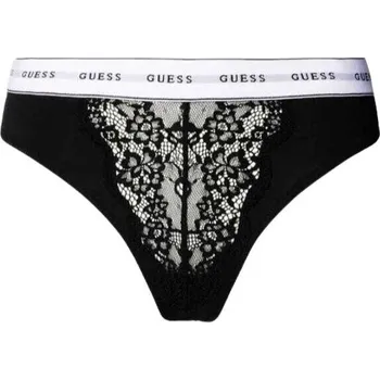 Kalhotky Dámské tanga Guess O2BE00 KBBT0 JBLK Jet Black A996 Velikost: XL
