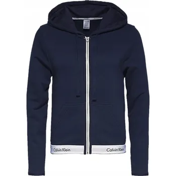 Dámská mikina Dámská mikina na zip Calvin Klein QS5667E 0PP NAVY Velikost: XS