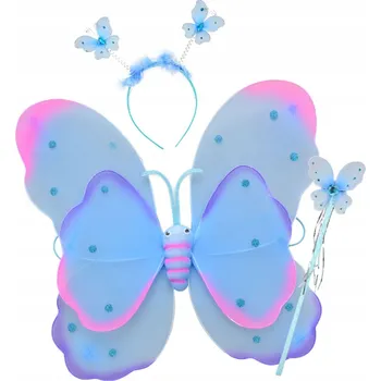 Karnevalový kostým Dětský Kostým motýlí víly modrý Arpex