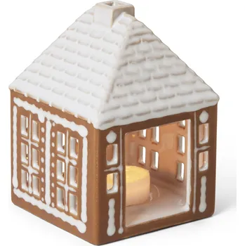 Svícen Svícen na čajovou svíčku GINGERBREAD LIGHTHOUSE 12 cm, hnědá, kamenina, Kähler - doprava zdarma od 2999 Kč