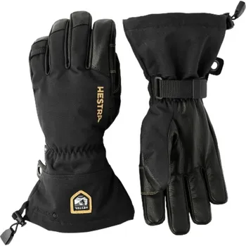 Rukavice HESTRA Army Leather Gore-Tex 5 finger Black - 7