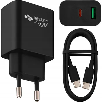 SZYBKA ŁADOWARKA KOSTKA SIECIOWA ZESTAW USB TYPE-C + KABEL TYPE-C | PD20W