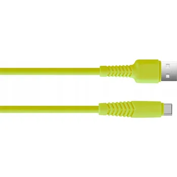 Datový kabel Setty USB kabel - USB-C 1,5 m 2,4A KSA-C-1.52.411 limetkový