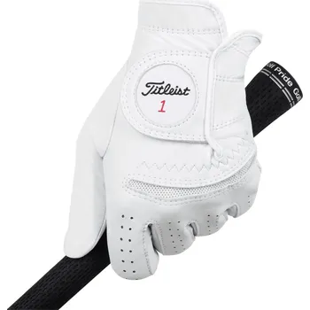 Golfové rukavice Titleist Perma-Soft Cadet pánská golfová rukavice bílá, levá (pro praváky), S