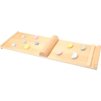 Dřevěná hračka eliNeli Montessori oboustranné prkno - pastel - BAZAR