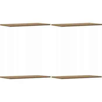 police Nástěnná police dub artisan 60 x 30 x 1,5 cm, 4 ks