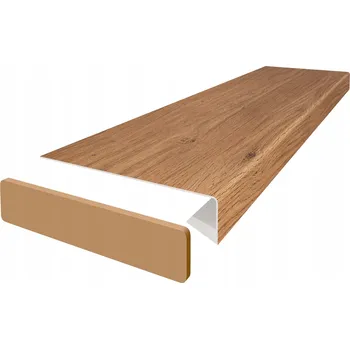Parapet RENOVAČNÍ PVC KRYT / NÁSTAVEC NA VNITŘNÍ PARAPET VILO 38 Cm DUB WINCHESTER