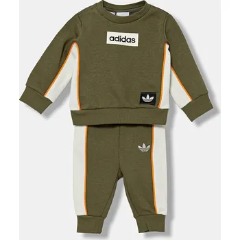 Kojenecká souprava Kojenecká tepláková souprava adidas Originals JY2749 zelená 91X, vel. 62
