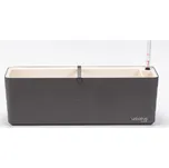 Plastia Samozavlažovací truhlík Berberis 60 cm antracit/slonová kost