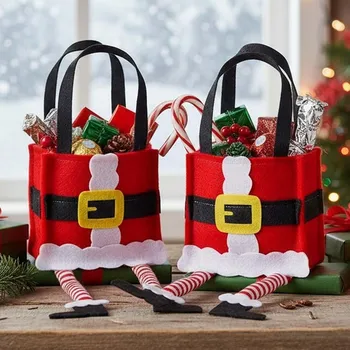 Dárková taška Vánoční dekorativní dárková taška - Santa