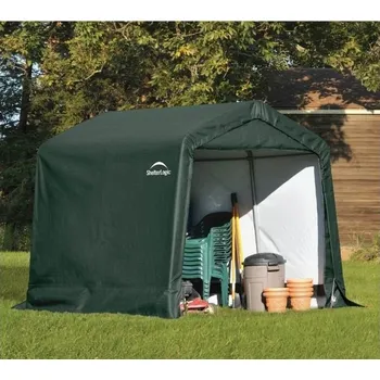 Zahradní stavba GEOMAT ShelterLogic 2,4 × 2,4 m zelená